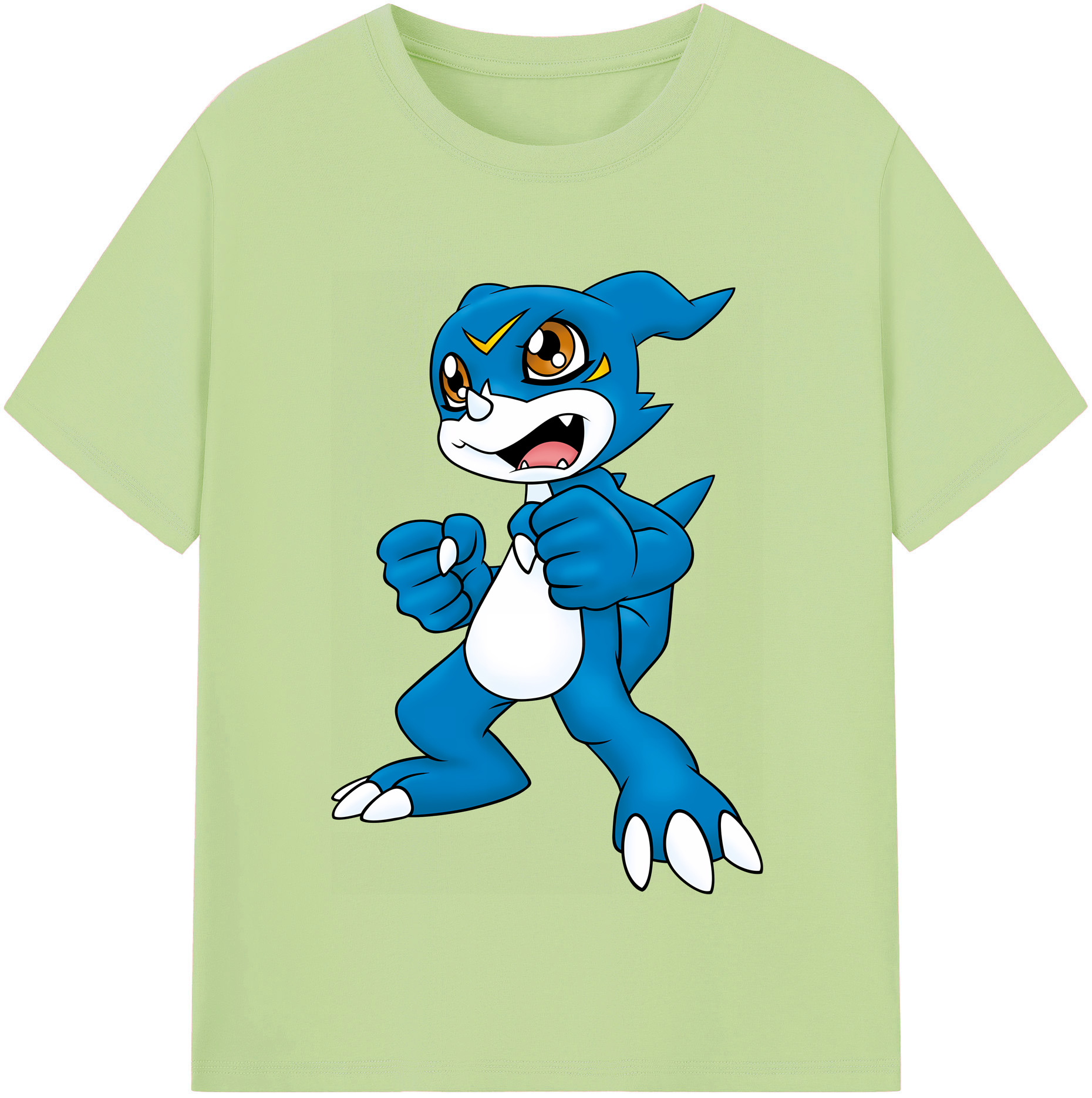 （画像用） Digimon デジタルモンスター/デジモン 綿100％半袖Tシャツ（フロントプリント）